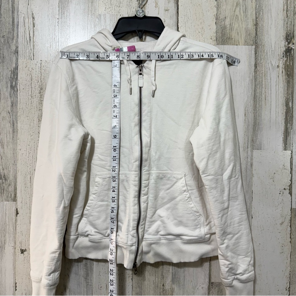GAP Classic White Hoodie with Zip - Picture 5 of 10